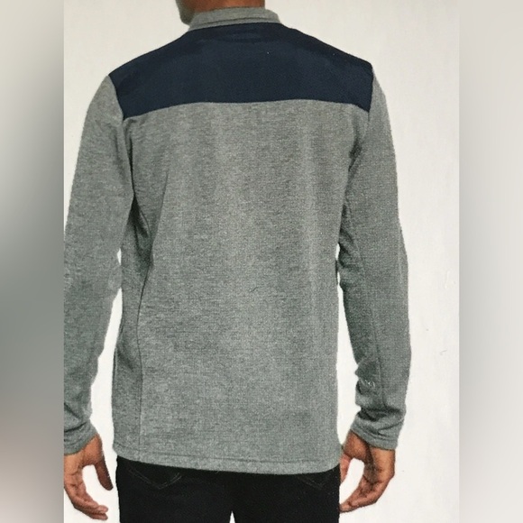 Orvis Men’s Bonded Mesh Full-Zip Jacket in Navy Blue and Charcoal Gray, Size XL - Picture 9 of 9